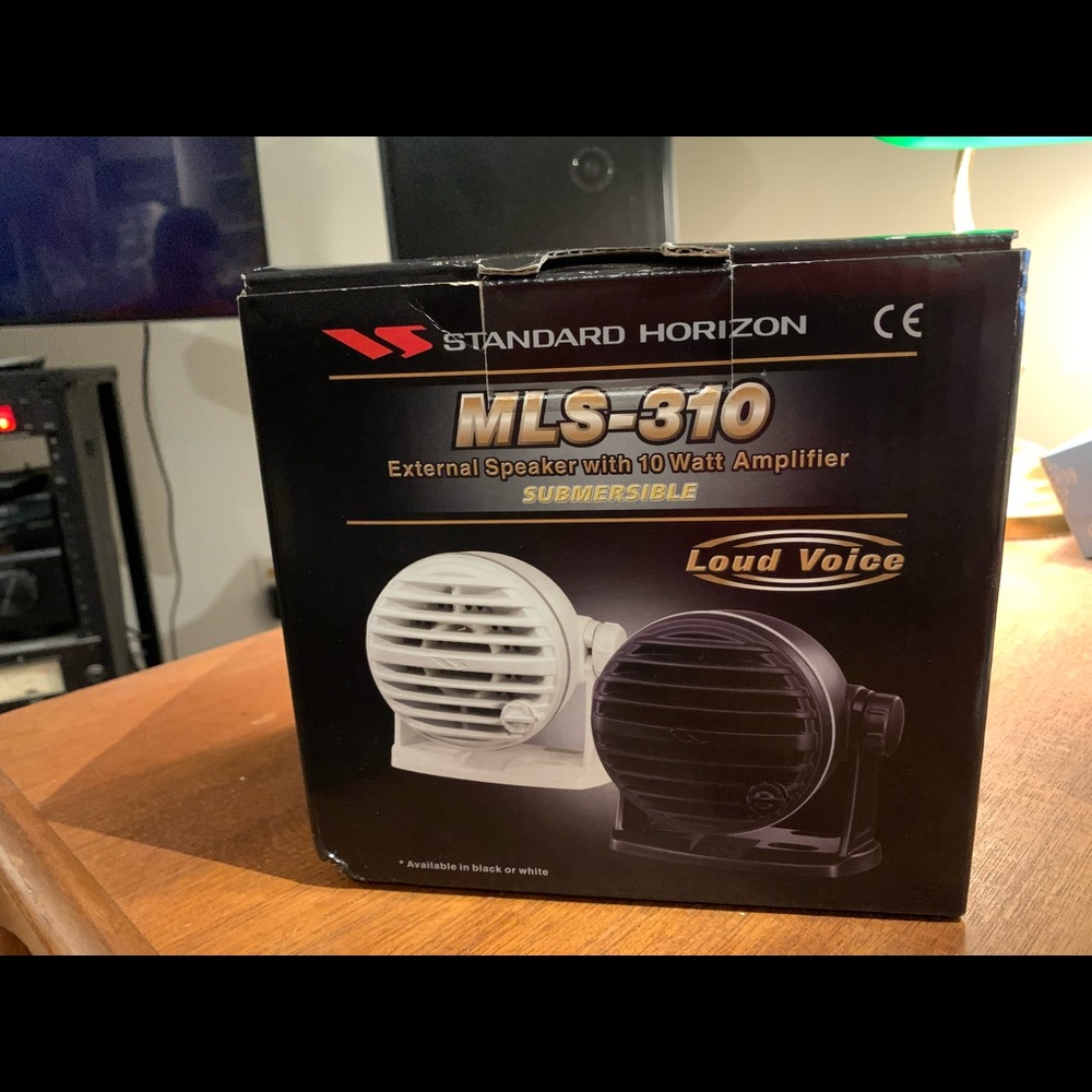 Standard Horizon - boat speaker w/amplifier